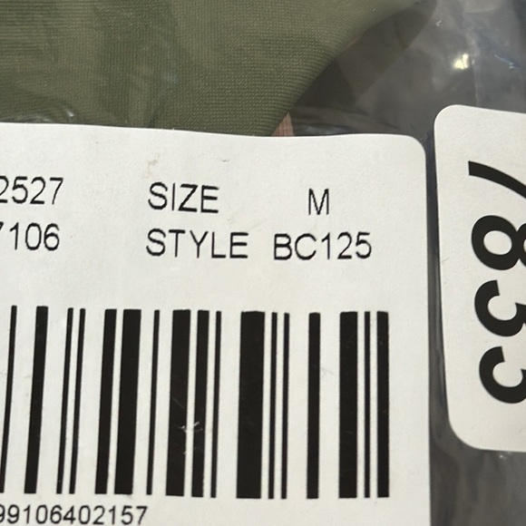 J. Crew Bikini Bottom Women's M Green Curved Waist Cheeky New BC125 7834 - Picture 5 of 11